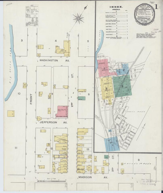 Sanborn Fire Insurance Map from Ortonville, Big Stone County, Minnesota. (1893) – Map View
