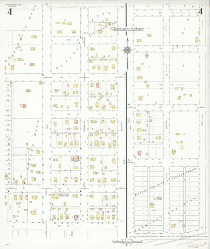 Sanborn Fire Insurance Map from Stromsburg, Polk County, Nebraska (1937), Sheet #0004 - Complete Map Set gallery image, historic Sanborn map, vintage wall art, Nebraska Nebraska