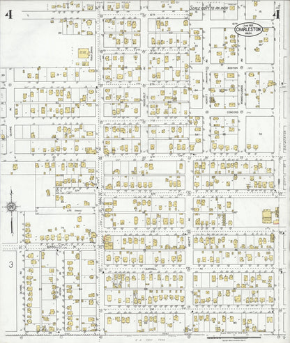 Sanborn Fire Insurance Map from Charleston, Kitsap County, Washington (1925), Sheet #0004 - Complete Map Set gallery image, historic Sanborn map, vintage wall art, Washington Washington