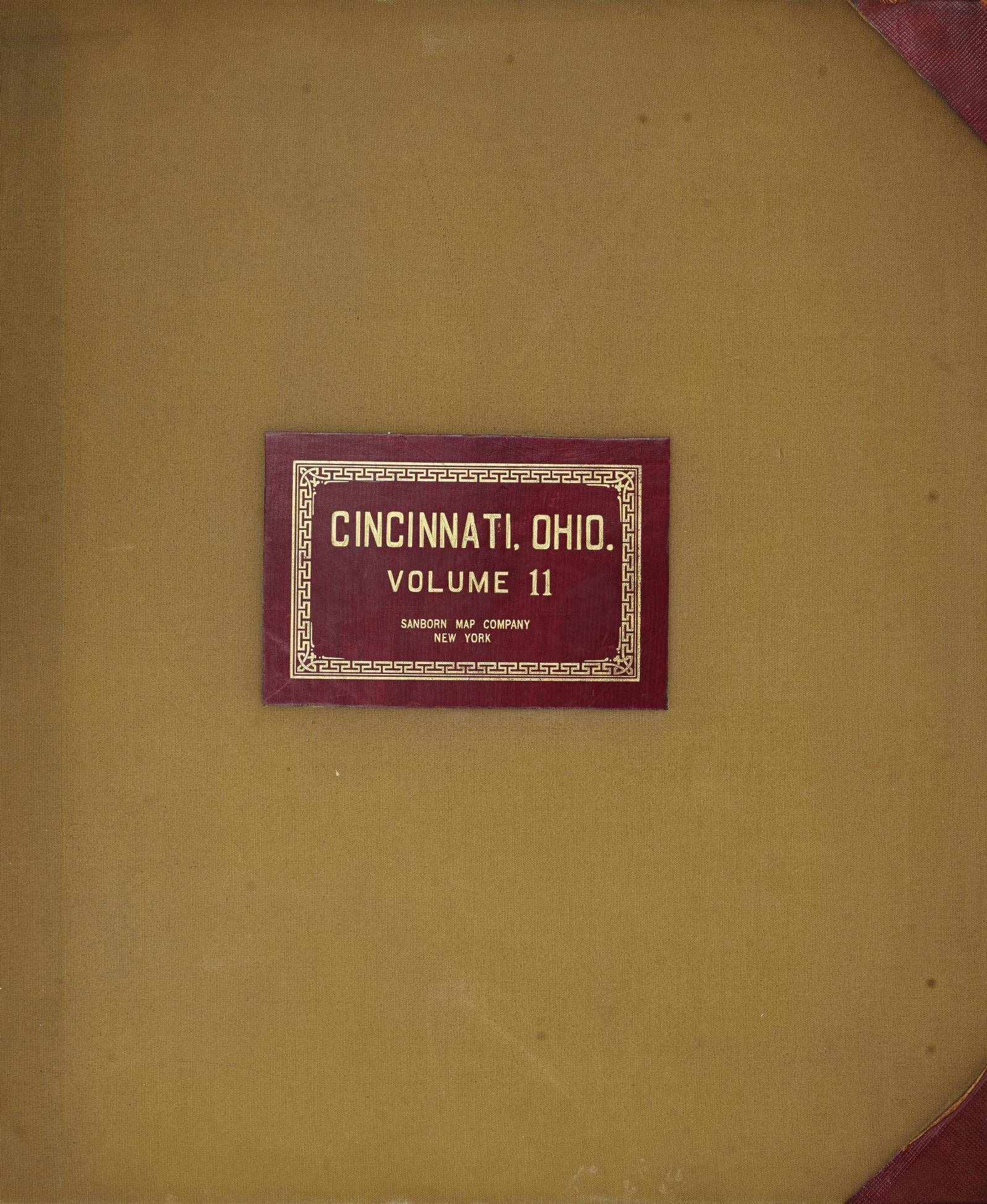 Sanborn Fire Insurance Map from Cincinnati, Hamilton County, Ohio (1950), Sheet #0001 - Complete Map Set gallery image, historic Sanborn map, vintage wall art, Ohio Ohio