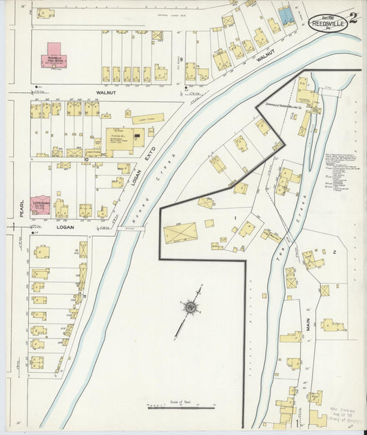 Sanborn Fire Insurance Map from Reedsville, Mifflin County, Pennsylvania (1910), Sheet #0002 - Historic Sanborn Fire Insurance Map Print, vintage old map wall art, antique decor, genealogy gift, Pennsylvania Pennsylvania map