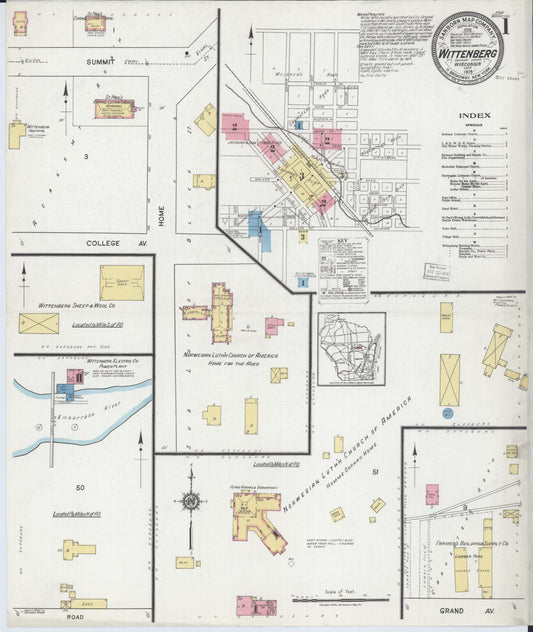 Wittenberg, Shawano County, Wisconsin (1919) – Sanborn Fire Insurance Map – Map View