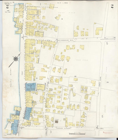 Sanborn Fire Insurance Map from Lahaina, Maui County, Hawaii (1950), Sheet #0002 - Complete Map Set gallery image, historic Sanborn map, vintage wall art, Hawaii Hawaii
