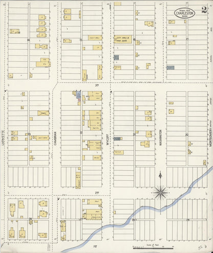 Sanborn Fire Insurance Map from Charleston, Kitsap County, Washington (1908), Sheet #0002 - Complete Map Set gallery image, historic Sanborn map, vintage wall art, Washington Washington