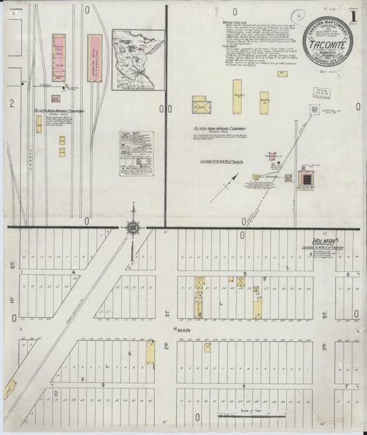 Sanborn Fire Insurance Map from Taconite, Ltasca County, Minnesota. (1921) – Map View