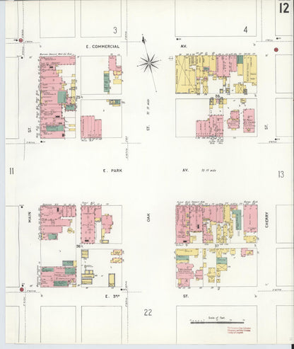 Sanborn Fire Insurance Map from Anaconda, Deer Lodge County, Montana (1903), Sheet #0012 - Complete Map Set gallery image, historic Sanborn map, vintage wall art, Montana Montana