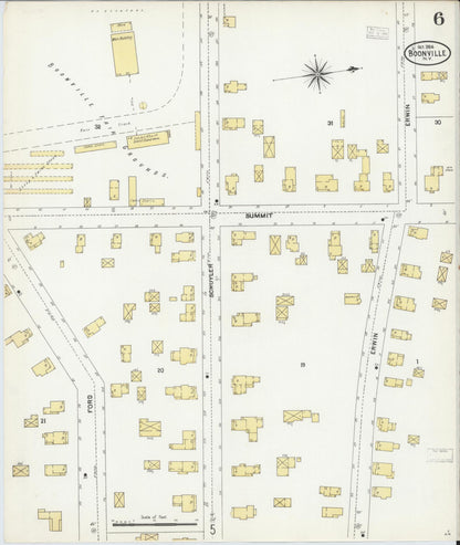 Sanborn Fire Insurance Map from Boonville, Oneida County, New York (1904), Sheet #0006 - Complete Map Set gallery image, historic Sanborn map, vintage wall art, New York New York