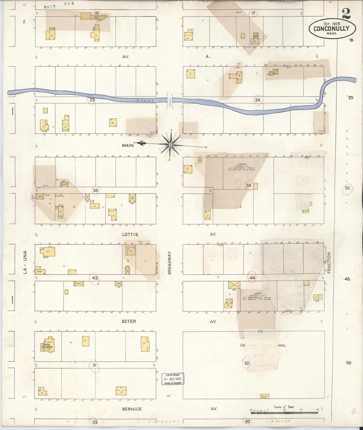 Sanborn Fire Insurance Map from Conconully, Okanogan County, Washington (1929), Sheet #0002 - Complete Map Set gallery image, historic Sanborn map, vintage wall art, Washington Washington