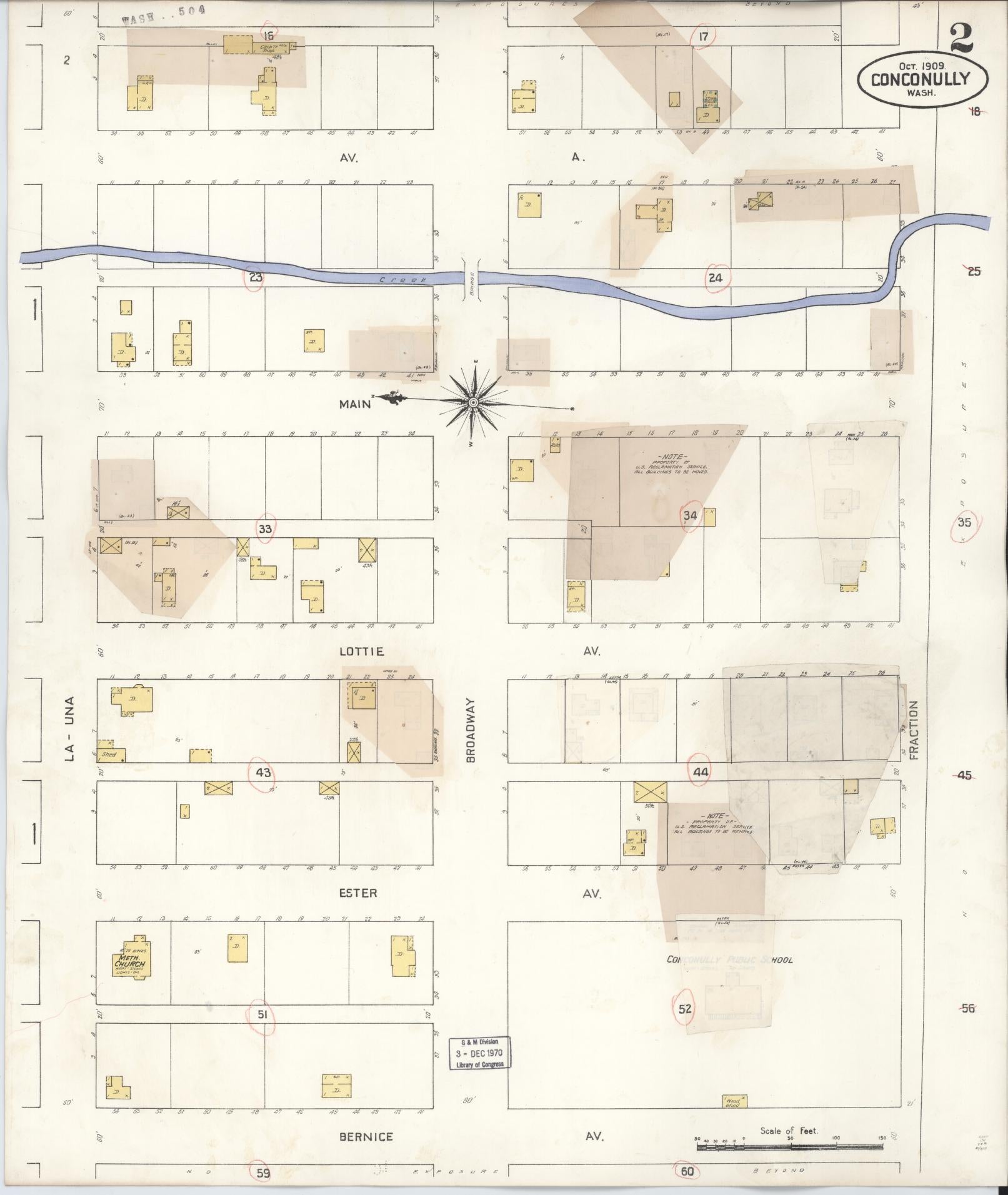 Sanborn Fire Insurance Map from Conconully, Okanogan County, Washington (1929), Sheet #0002 - Complete Map Set gallery image, historic Sanborn map, vintage wall art, Washington Washington