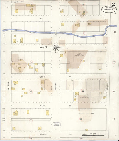 Sanborn Fire Insurance Map from Conconully, Okanogan County, Washington (1929), Sheet #0002 - Complete Map Set gallery image, historic Sanborn map, vintage wall art, Washington Washington