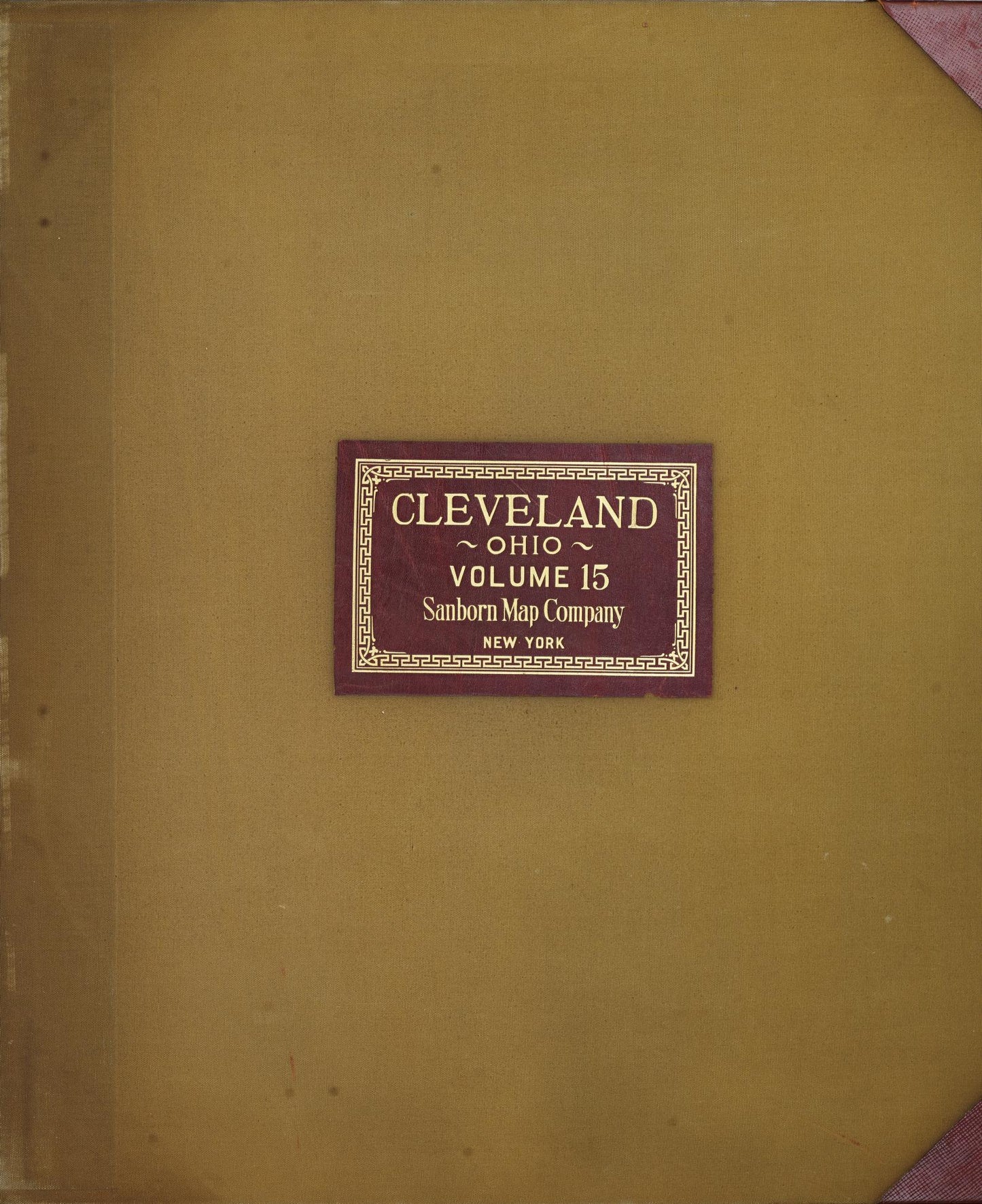 Sanborn Fire Insurance Map from Cleveland, Cuyahoga County, Ohio (1950), Sheet #0001 - Complete Map Set gallery image, historic Sanborn map, vintage wall art, Ohio Ohio