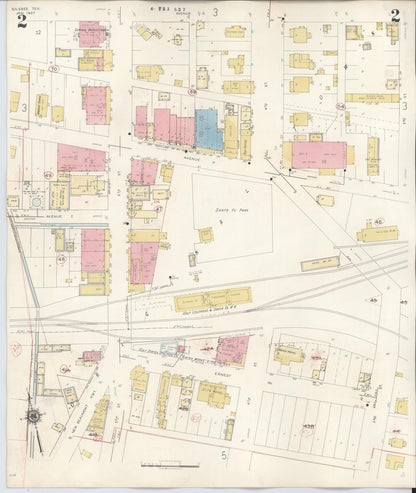 Sanborn Fire Insurance Map from Silsbee, Hardin County, Texas (1942), Sheet #0002 - Complete Map Set gallery image, historic Sanborn map, vintage wall art, Texas Texas