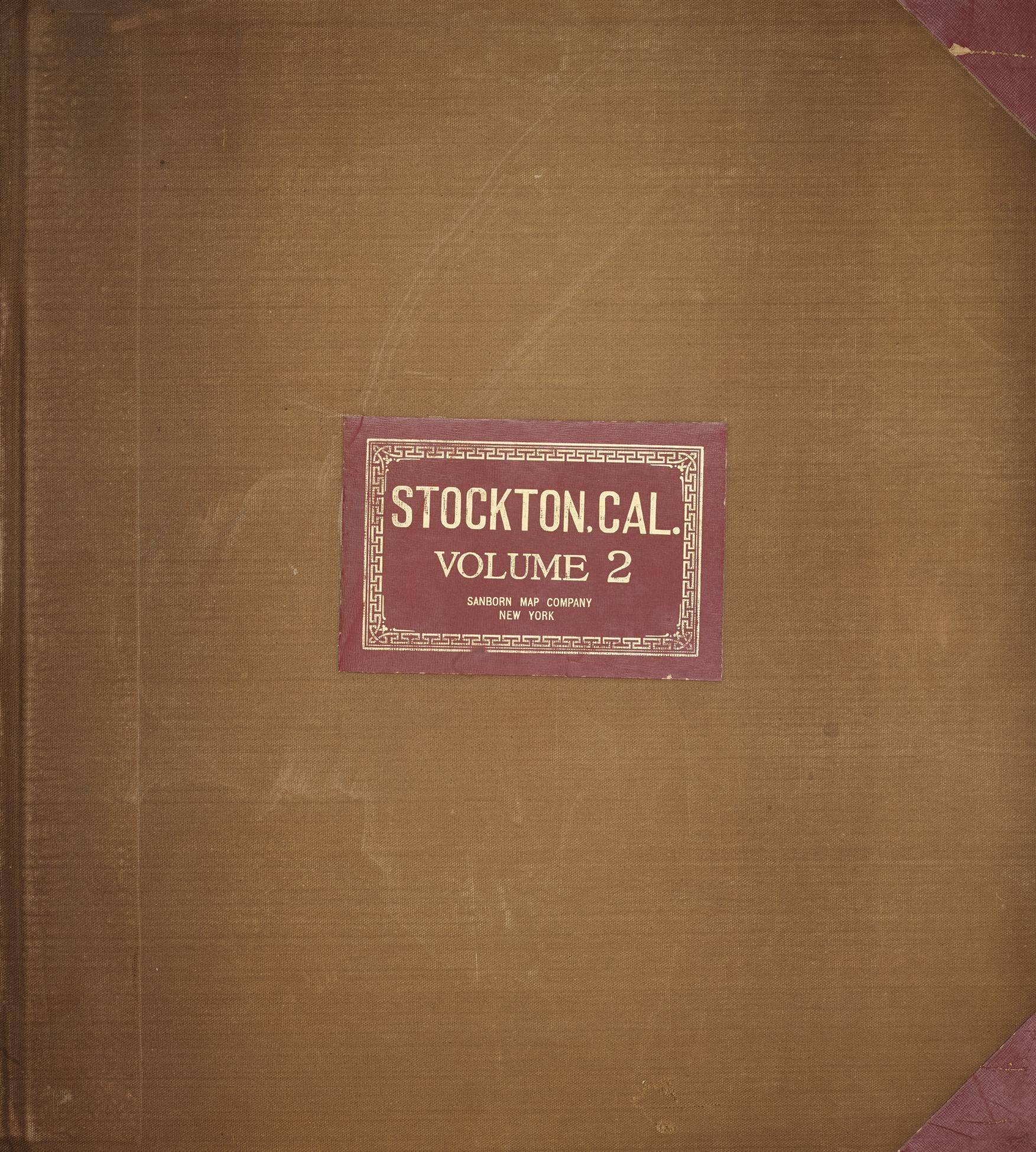 Sanborn Fire Insurance Map from Stockton, San Joaquin County, California (1950), Sheet #0001 - Complete Map Set gallery image, historic Sanborn map, vintage wall art, California California