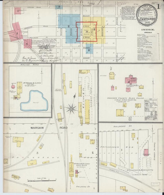 Sanborn Fire Insurance Map from Carthage, Hancock County, Illinois. (1893) – Map View