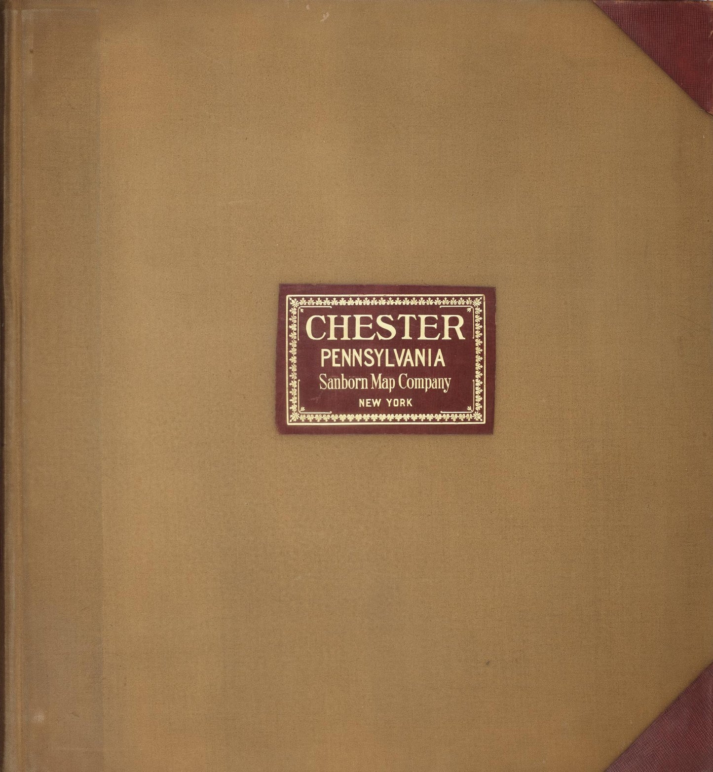 Sanborn Fire Insurance Map from Chester, Delaware County, Pennsylvania (1950), Sheet #0001 - Historic Sanborn Fire Insurance Map Print, vintage old map wall art, antique decor, genealogy gift, Pennsylvania Pennsylvania map
