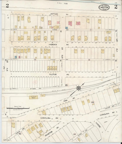 Sanborn Fire Insurance Map from Chester, Hancock County, West Virginia (1942), Sheet #0002 - Complete Map Set gallery image, historic Sanborn map, vintage wall art, West Virginia West Virginia