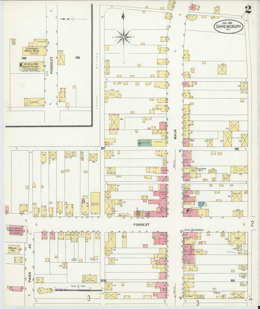Sanborn Fire Insurance Map from Shrewsbury, York County, Pennsylvania (1908), Sheet #0002 - Historic Sanborn Fire Insurance Map Print, vintage old map wall art, antique decor, genealogy gift, Pennsylvania Pennsylvania map