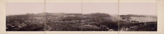 Port Arthur. (1903) – Historic Bird’s-Eye View Panorama Print