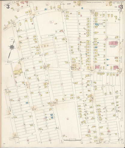 Sanborn Fire Insurance Map from Williamstown, Wood County, West Virginia (1945), Sheet #0003 - Complete Map Set gallery image, historic Sanborn map, vintage wall art, West Virginia West Virginia