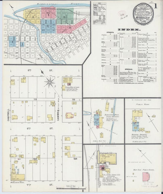 Sanborn Fire Insurance Map from Wabasha, Wabasha County, Minnesota. (1895) – Map View