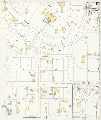 Sanborn Fire Insurance Map from Aberdeen, Grays Harbor County, Washington (1901), Sheet #0006 - Complete Map Set gallery image, historic Sanborn map, vintage wall art, Washington Washington
