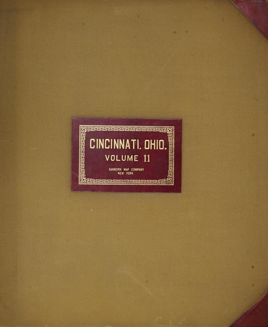 Sanborn Fire Insurance Map from Cincinnati, Hamilton County, Ohio. (1950) – Historic Sanborn Fire Insurance Map Print