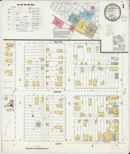 Sanborn Fire Insurance Map from Tracy, Lyon County, Minnesota. (1899) – Map View