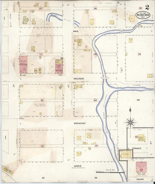 Sanborn Fire Insurance Map from Wilson Creek, Grant County, Washington (1930), Sheet #0002 - Historic Sanborn Fire Insurance Map Print, vintage old map wall art, antique decor, genealogy gift, Washington Washington map