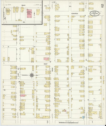 Sanborn Fire Insurance Map from Lykens, Dauphin County, Pennsylvania (1911), Sheet #0002 - Complete Map Set gallery image, historic Sanborn map, vintage wall art, Pennsylvania Pennsylvania