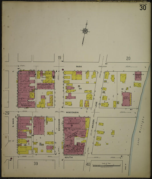 Sanborn Fire Insurance Map from Kenosha, Kenosha County, Wisconsin. (1918), Sheet 34