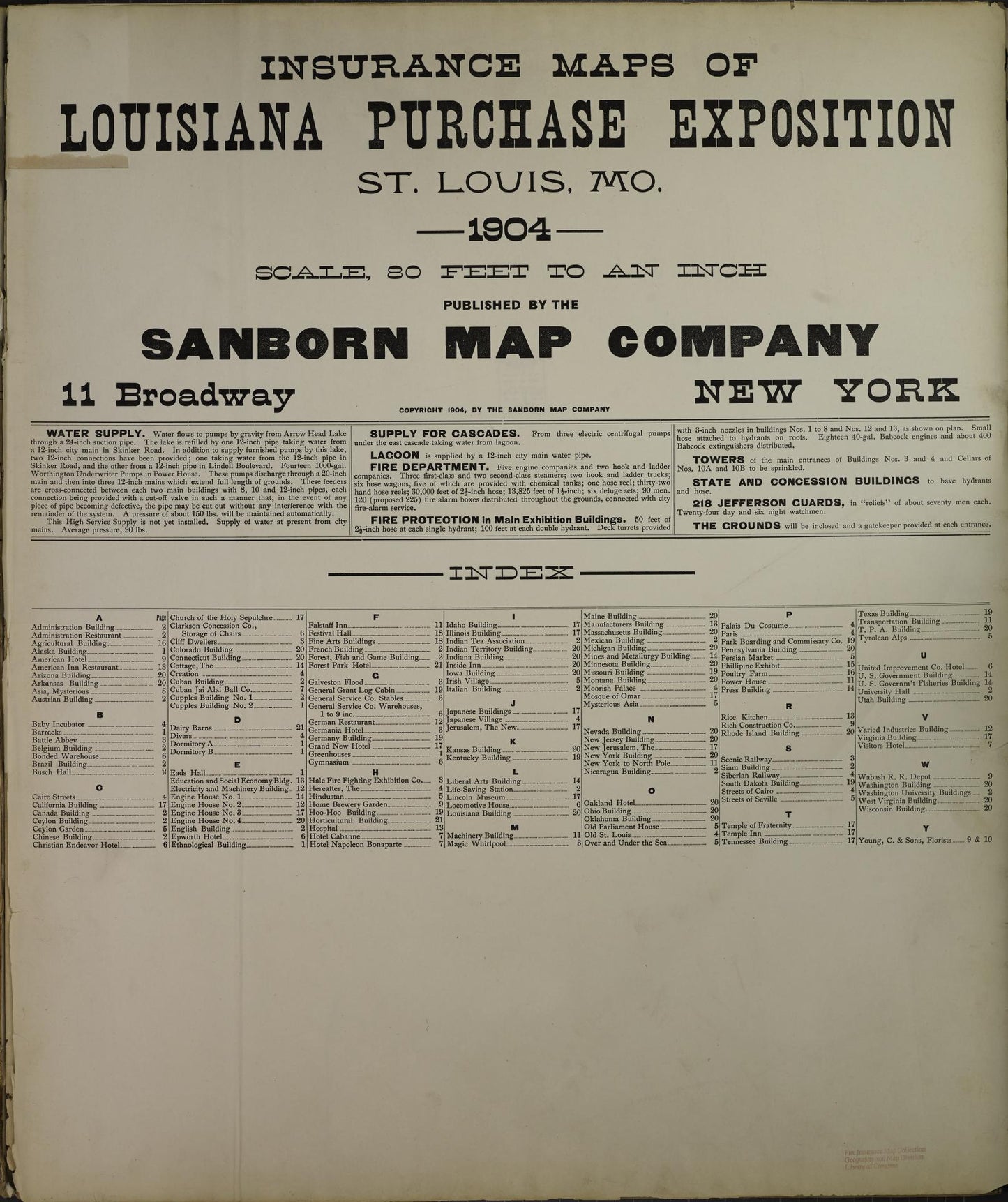 Sanborn Fire Insurance Map from Saint Louis, Independent City, Missouri (1904), Sheet #0001 - Historic Sanborn Fire Insurance Map Print, vintage old map wall art, antique decor, genealogy gift, Missouri Missouri map