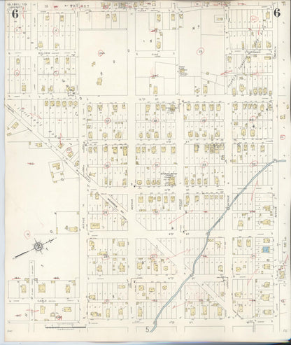 Sanborn Fire Insurance Map from Silsbee, Hardin County, Texas (1942), Sheet #0006 - Complete Map Set gallery image, historic Sanborn map, vintage wall art, Texas Texas