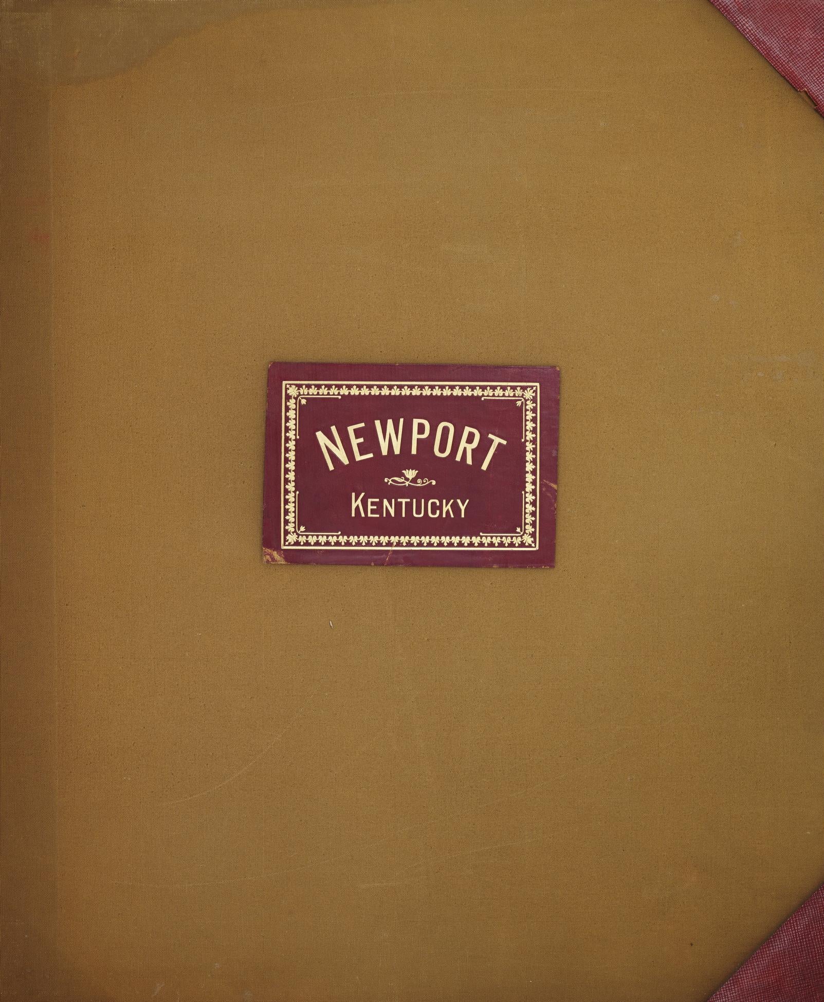 Sanborn Fire Insurance Map from Newport, Campbell County, Kentucky (1950), Sheet #0001 - Historic Sanborn Fire Insurance Map Print, vintage old map wall art, antique decor, genealogy gift, Kentucky Kentucky map