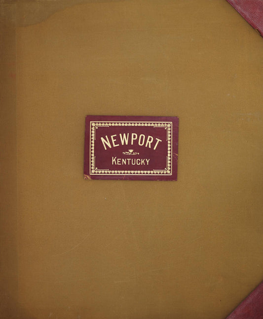 Sanborn Fire Insurance Map from Newport, Campbell County, Kentucky (1950), Sheet #0001 - Historic Sanborn Fire Insurance Map Print, vintage old map wall art, antique decor, genealogy gift, Kentucky Kentucky map