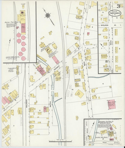 Sanborn Fire Insurance Map from Fairchange, Fayette County, Pennsylvania (1911), Sheet #0003 - Complete Map Set gallery image, historic Sanborn map, vintage wall art, Pennsylvania Pennsylvania