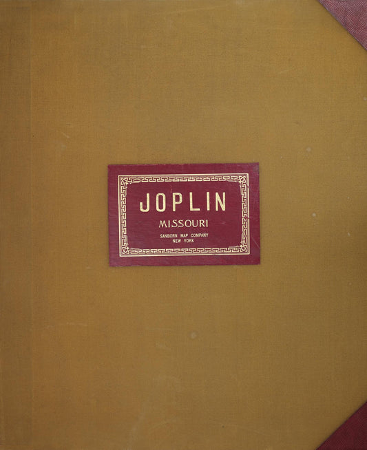 Sanborn Fire Insurance Map from Joplin, Jasper County, Missouri (1950), Sheet #0001 - Historic Sanborn Fire Insurance Map Print, vintage old map wall art, antique decor, genealogy gift, Missouri Missouri map