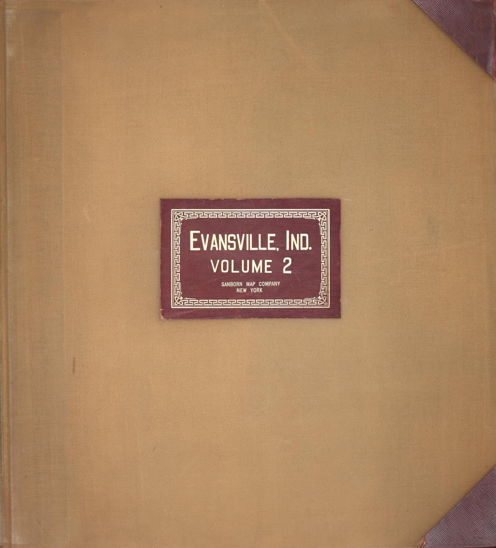 Sanborn Fire Insurance Map from Evansville, Vanderburgh County, Indiana (1962), Sheet #0001 - Complete Map Set gallery image, historic Sanborn map, vintage wall art, Indiana Indiana