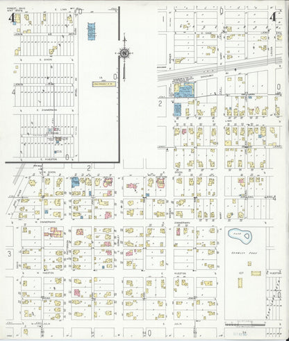 Sanborn Fire Insurance Map from Forest, Hardin County, Ohio (1950), Sheet #0004 - Historic Sanborn Fire Insurance Map Print, vintage old map wall art, antique decor, genealogy gift, Ohio Ohio map