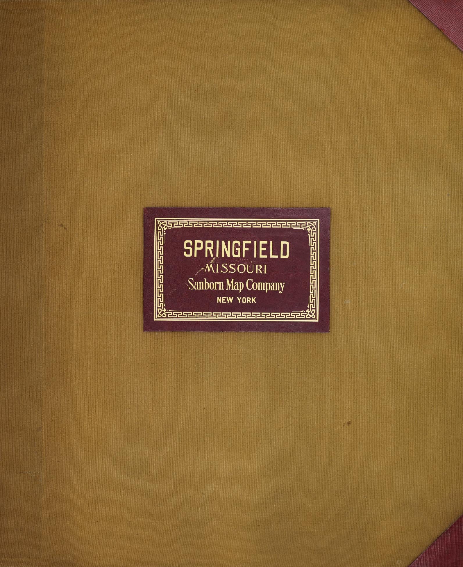 Sanborn Fire Insurance Map from Springfield, Greene County, Missouri (1950), Sheet #0001 - Historic Sanborn Fire Insurance Map Print, vintage old map wall art, antique decor, genealogy gift, Missouri Missouri map