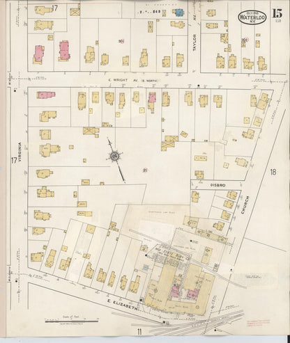 Sanborn Fire Insurance Map from Waterloo, Seneca County, New York (1948), Sheet #0015 - Complete Map Set gallery image, historic Sanborn map, vintage wall art, New York New York