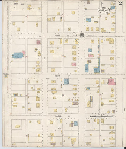 Sanborn Fire Insurance Map from Winkelman, Gila County, Arizona (1931), Sheet #0002 - Complete Map Set gallery image, historic Sanborn map, vintage wall art, Arizona Arizona