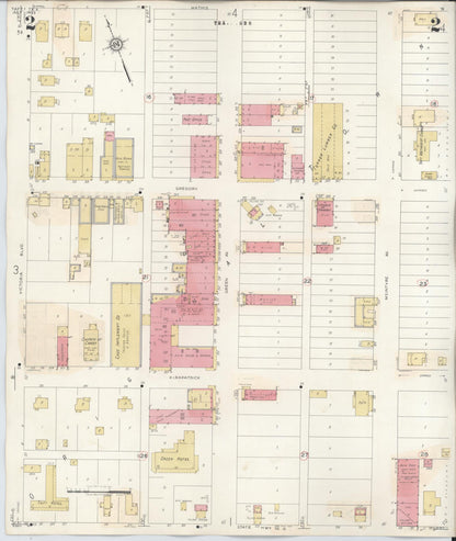 Sanborn Fire Insurance Map from Taft, San Patricio County, Texas (1942), Sheet #0002 - Complete Map Set gallery image, historic Sanborn map, vintage wall art, Texas Texas
