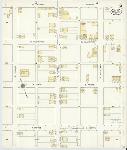 Sanborn Fire Insurance Map from McAdoo, Schuylkill County, Pennsylvania (1912), Sheet #0005 - Complete Map Set gallery image, historic Sanborn map, vintage wall art, Pennsylvania Pennsylvania