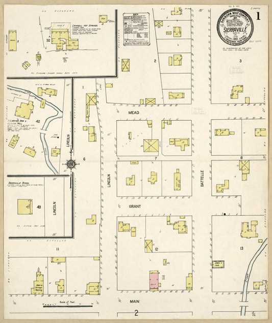 Sanborn Fire Insurance Map from Sierraville, Sierra County, California. (1912) – Historic Sanborn Fire Insurance Map Print