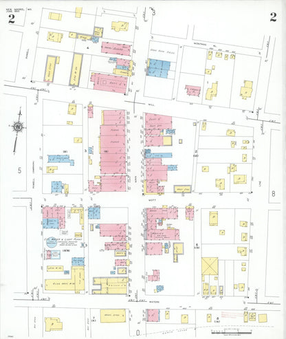 Sanborn Fire Insurance Map from New Madrid, New Madrid County, Missouri (1950), Sheet #0002 - Complete Map Set gallery image, historic Sanborn map, vintage wall art, Missouri Missouri
