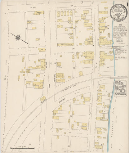 Sanborn Fire Insurance Map from Index, Snohomish County, Washington (1917), Sheet #0001 - Complete Map Set gallery image, historic Sanborn map, vintage wall art, Washington Washington