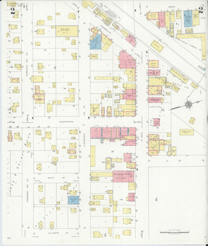 Sanborn Fire Insurance Map from Arcadia, Trempealeau County, Wisconsin (1934), Sheet #0002 - Complete Map Set gallery image, historic Sanborn map, vintage wall art, Wisconsin Wisconsin
