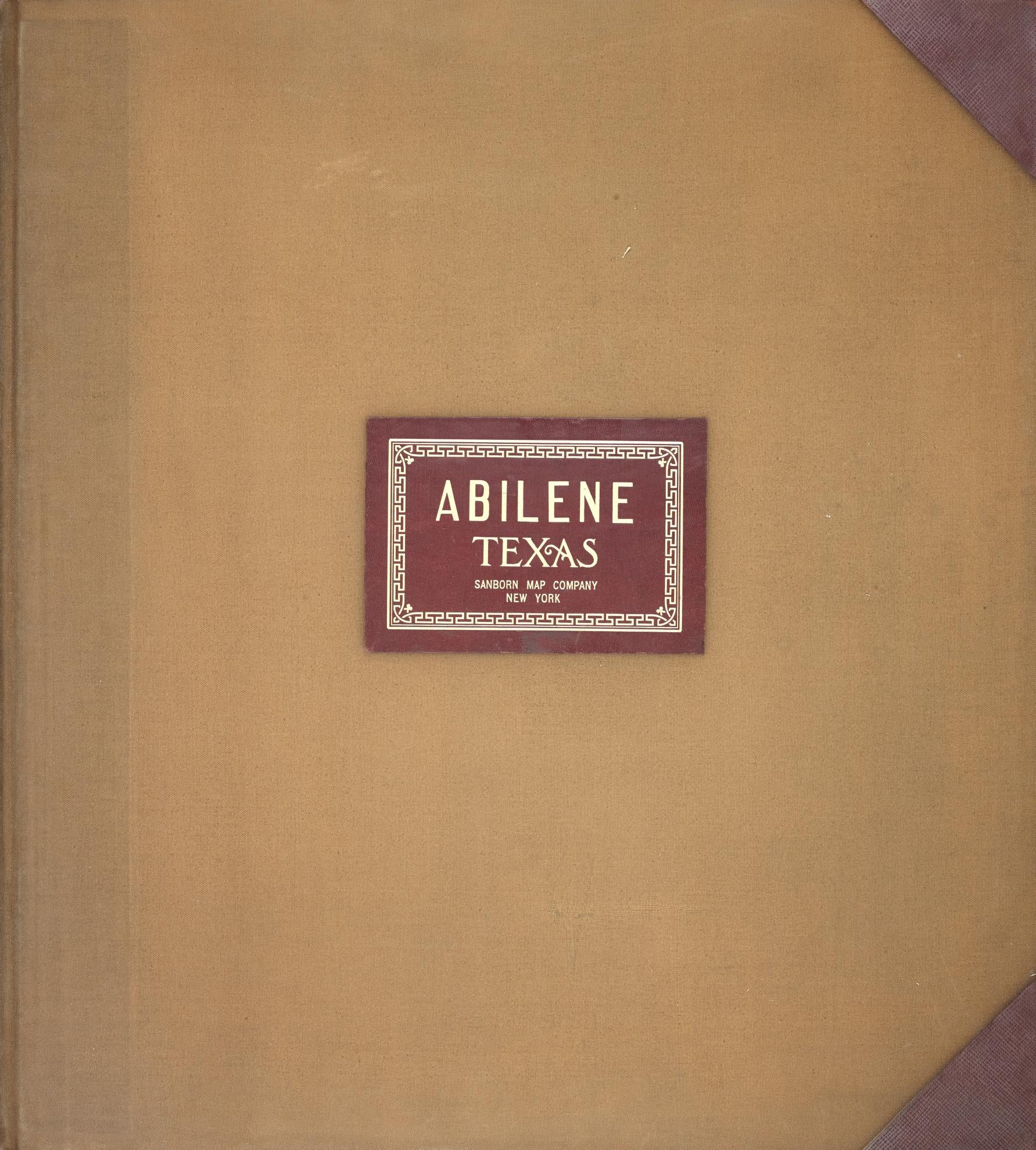 Sanborn Fire Insurance Map from Abilene, Taylor County, Texas. (1950) – Historic Sanborn Fire Insurance Map Print