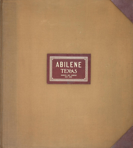 Sanborn Fire Insurance Map from Abilene, Taylor County, Texas. (1950) – Historic Sanborn Fire Insurance Map Print
