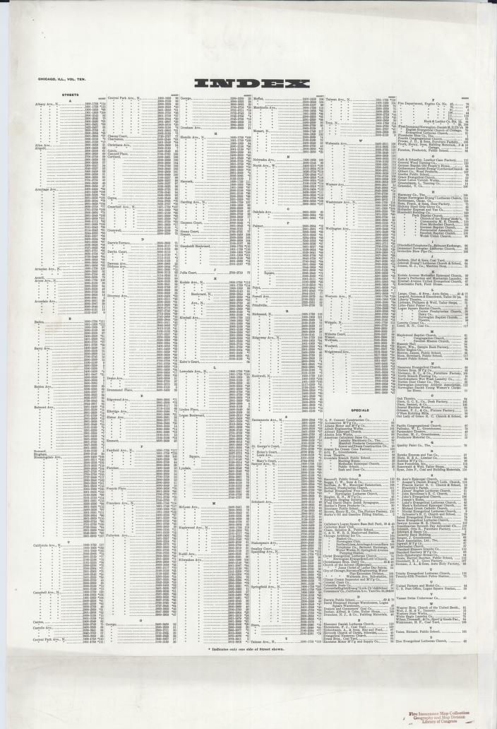 Sanborn Fire Insurance Map from Chicago, Cook County, Illinois. (1921) – Map View